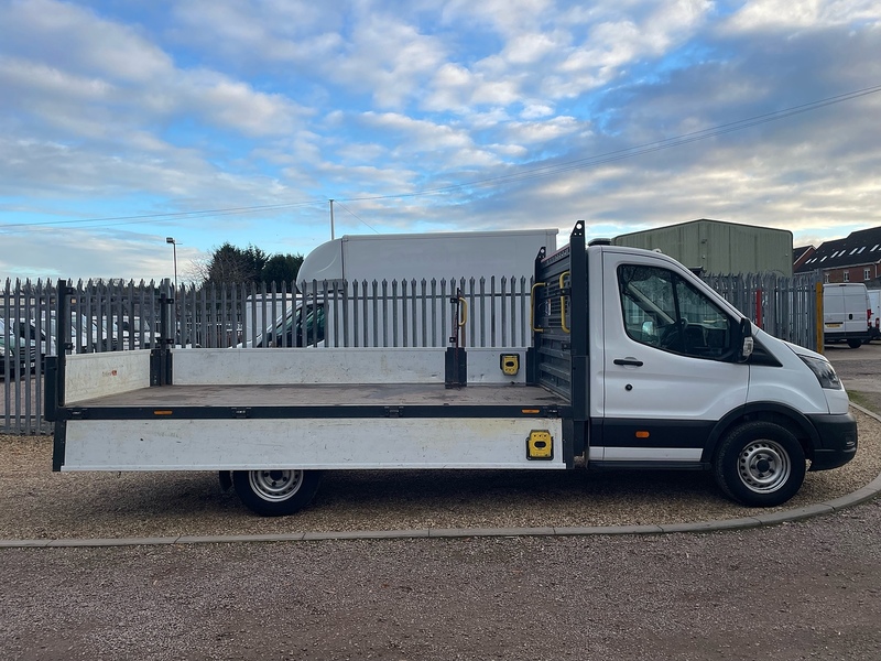 Ford 350 2.0 EcoBlue Leader L4 XLWB DROPSIDE - WHITE