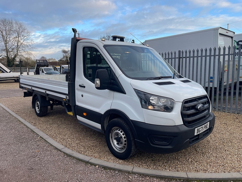 Ford 350 2.0 EcoBlue Leader L4 XLWB DROPSIDE - WHITE