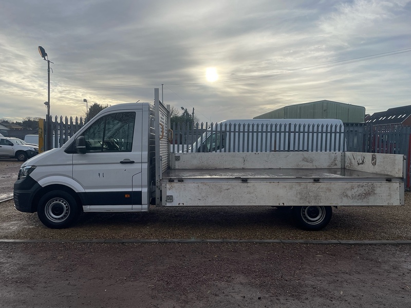 Volkswagen 2.0 TDI CR35 Startline L3 LWB DROPSIDE - WHITE