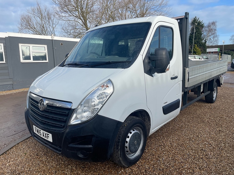 Vauxhall CDTi 3500 2.3 L3 LWB DROPSIDE - WHITE