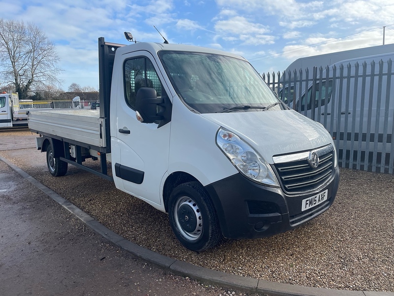Vauxhall CDTi 3500 2.3 L3 LWB DROPSIDE - WHITE