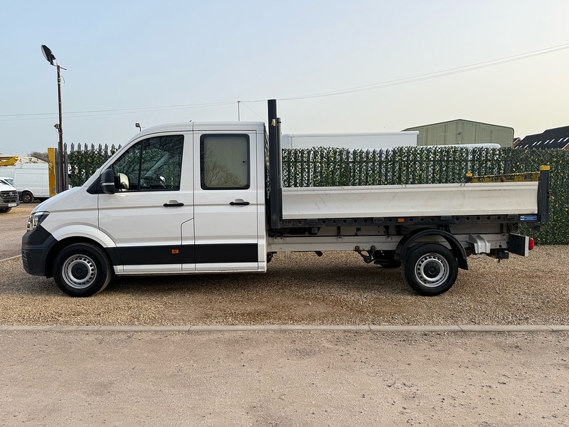 Volkswagen 2.0 TDI 140bhp L3 LWB DOUBLE CAB STORAGE TIPPER - WHITE