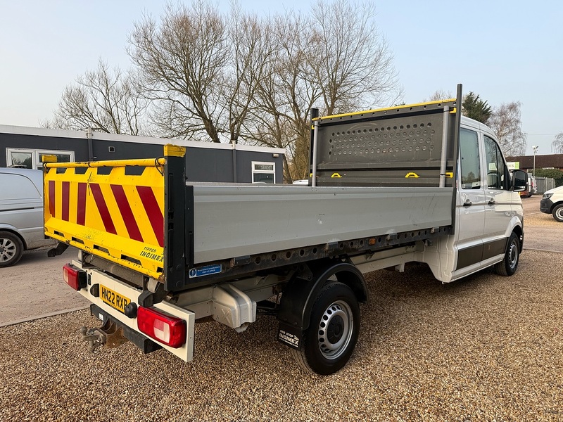 Volkswagen 2.0 TDI 140bhp L3 LWB DOUBLE CAB STORAGE TIPPER - WHITE