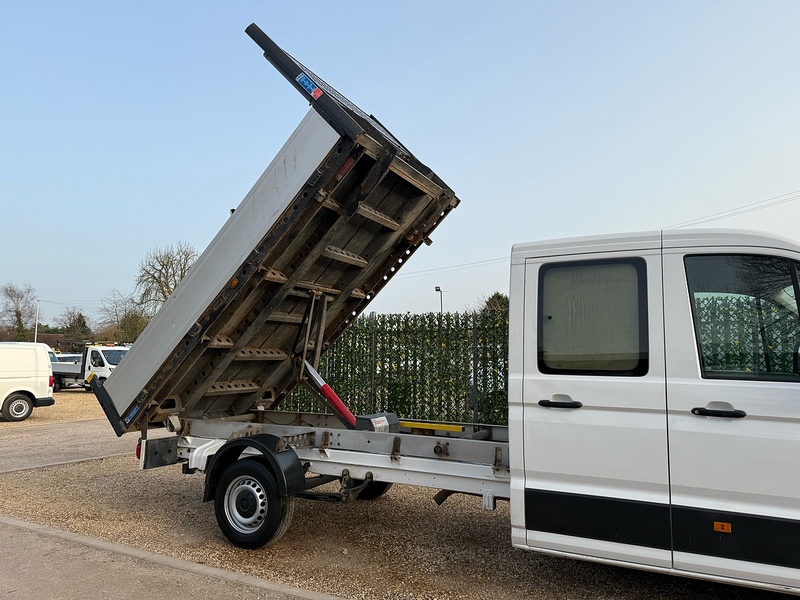 Volkswagen 2.0 TDI 140bhp L3 LWB DOUBLE CAB STORAGE TIPPER - WHITE
