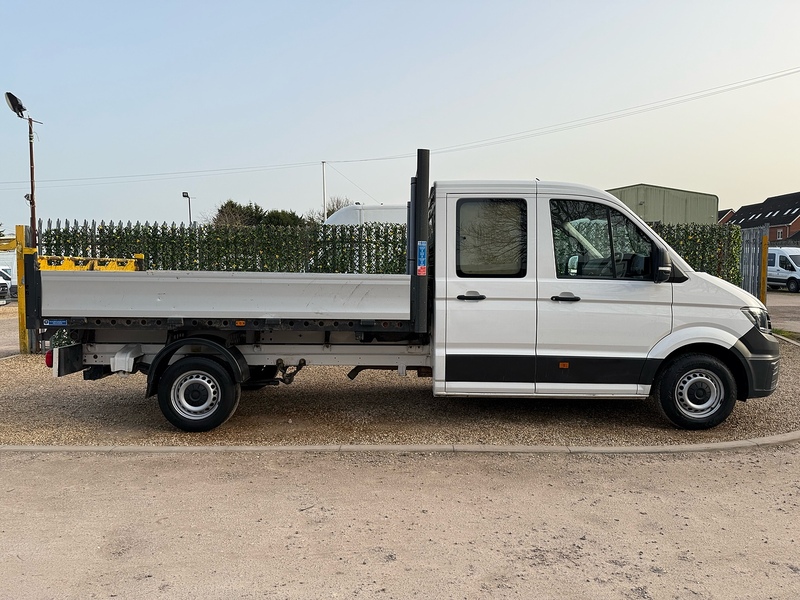 Volkswagen 2.0 TDI 140bhp L3 LWB DOUBLE CAB STORAGE TIPPER - WHITE