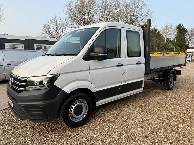 Volkswagen 2.0 TDI 140bhp L3 LWB DOUBLE CAB STORAGE TIPPER - WHITE