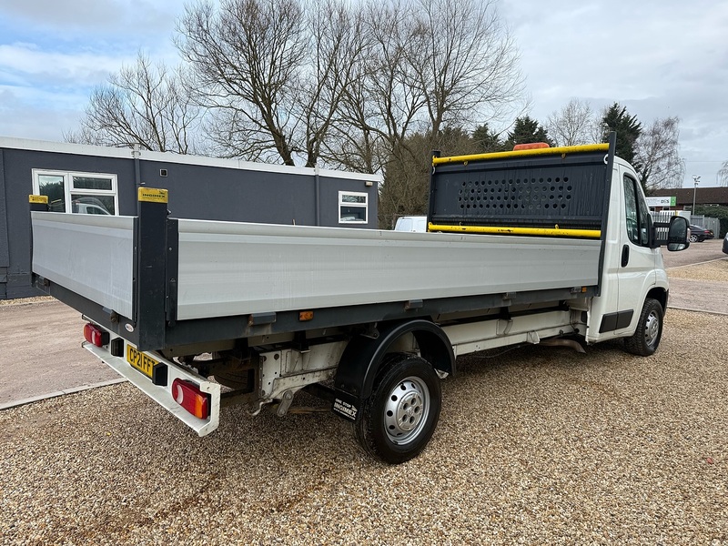 Peugeot BlueHDi 335 2.2 Built for Business L4 XLWB DROPSIDE - WHITE