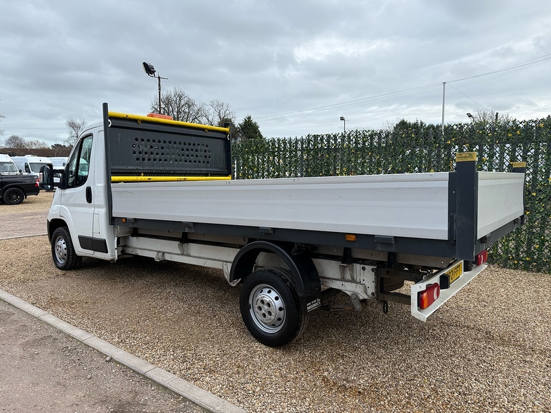 Peugeot BlueHDi 335 2.2 Built for Business L4 XLWB DROPSIDE - WHITE