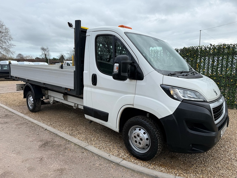 Peugeot BlueHDi 335 2.2 Built for Business L4 XLWB DROPSIDE - WHITE