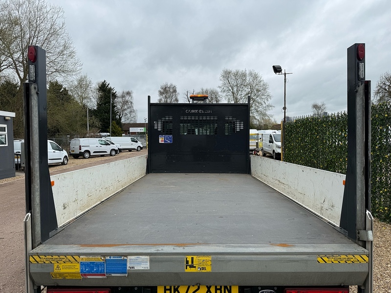 Ford 2.0 350 EcoBlue Leader L4 XLWB DROPSIDE TAIL LIFT - WHITE