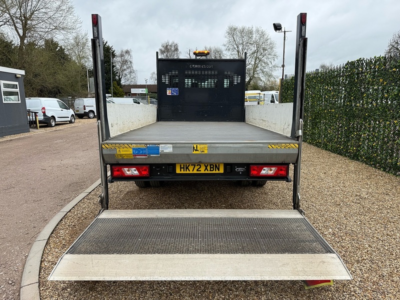 Ford 2.0 350 EcoBlue Leader L4 XLWB DROPSIDE TAIL LIFT - WHITE