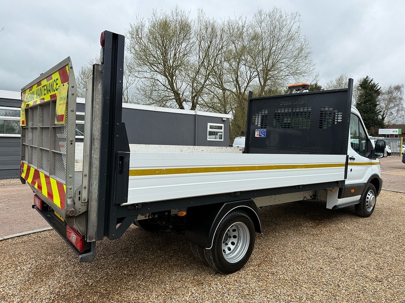 Ford 2.0 350 EcoBlue Leader L4 XLWB DROPSIDE TAIL LIFT - WHITE