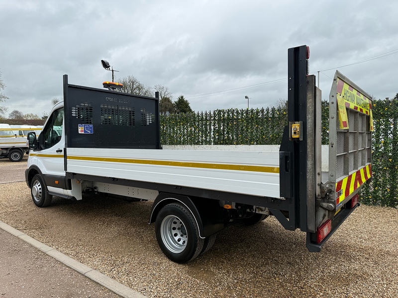 Ford 2.0 350 EcoBlue Leader L4 XLWB DROPSIDE TAIL LIFT - WHITE