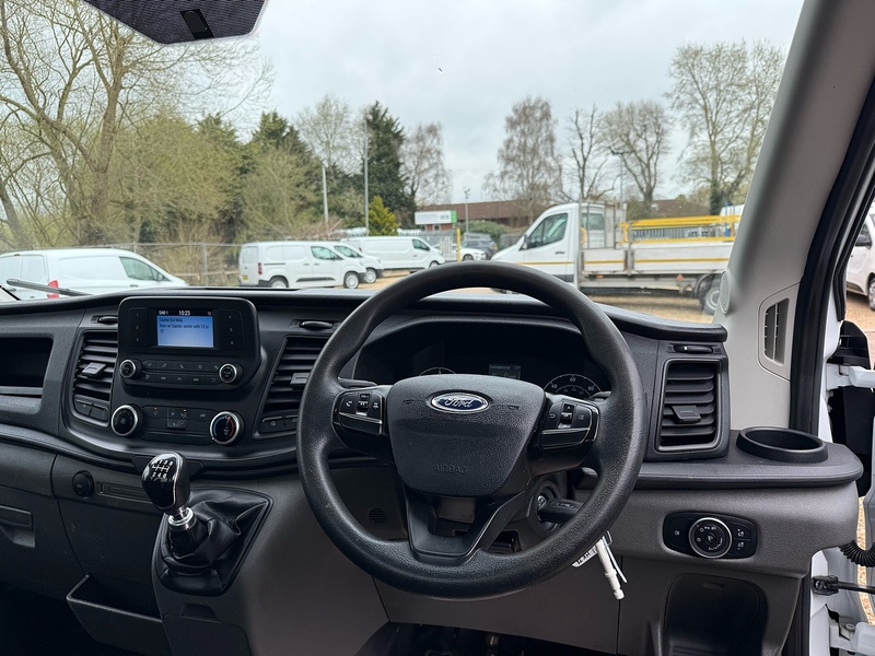 Ford 2.0 350 EcoBlue Leader L4 XLWB DROPSIDE TAIL LIFT - WHITE