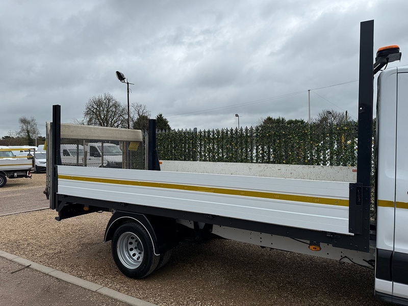Ford 2.0 350 EcoBlue Leader L4 XLWB DROPSIDE TAIL LIFT - WHITE