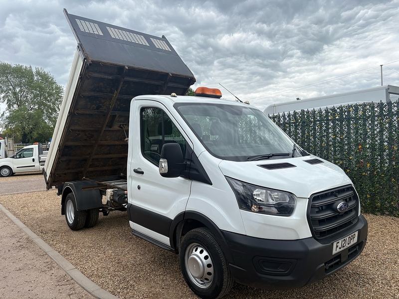 Ford 350 2.0 EcoBlue Leader MWB TIPPER - WHITE