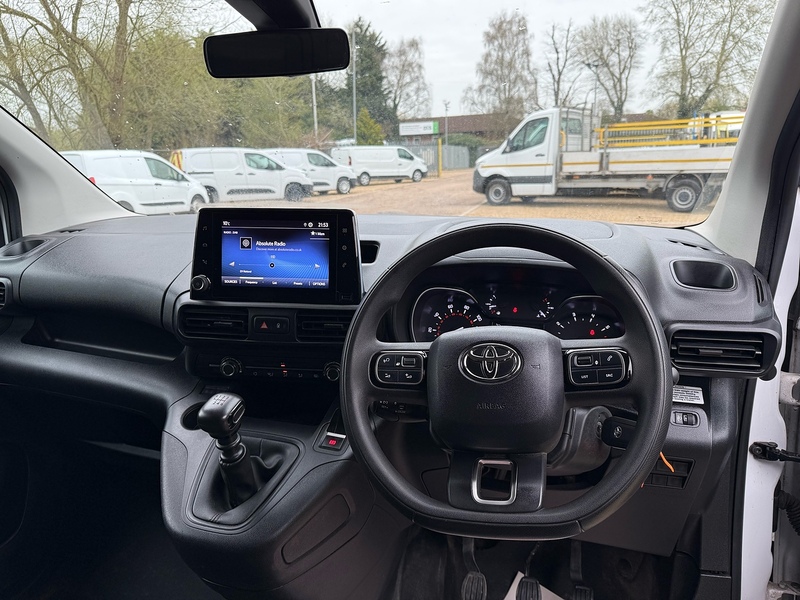 Toyota 1.5 BlueHDi Icon L1 H1 SWB PANEL VAN - WHITE