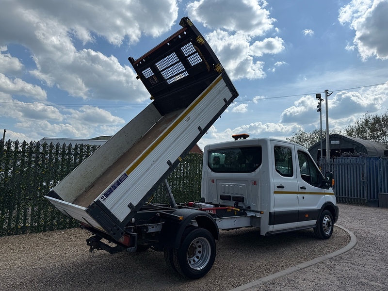 Ford 350 EcoBlue Leader 2.0 DOUBLE CAB TIPPER - WHITE
