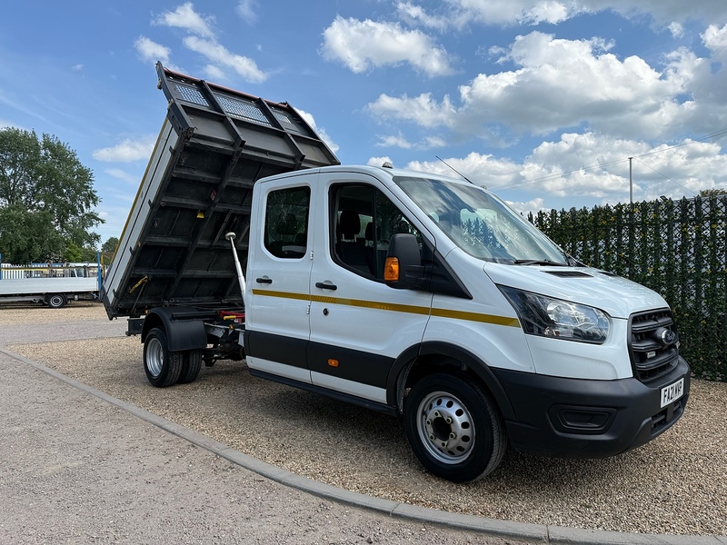 Ford 350 EcoBlue Leader 2.0 DOUBLE CAB TIPPER - WHITE