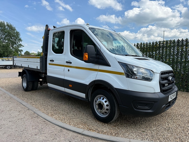 Ford 350 EcoBlue Leader 2.0 DOUBLE CAB TIPPER - WHITE