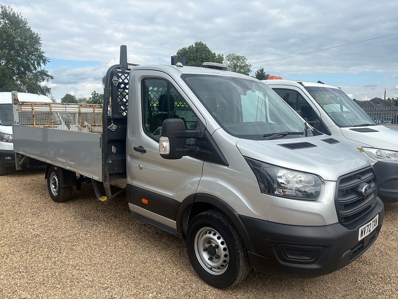 Ford 350 2.0 EcoBlue Leader L4 XLWB DROPSIDE TAIL LIFT - SILVER
