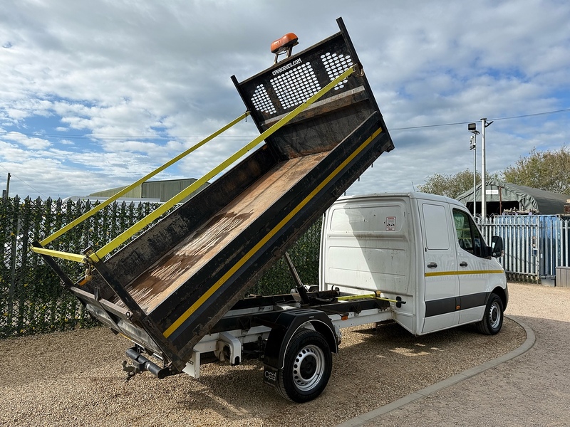 Mercedes-Benz 314 2.1 CDI L3 LWB DOUBLE CAB TIPPER - STORAGE CAB