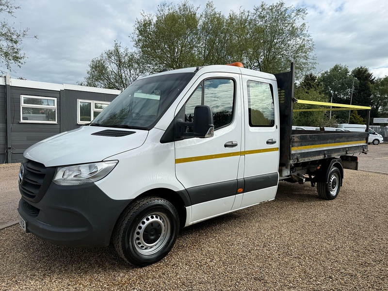 Mercedes-Benz 314 2.1 CDI L3 LWB DOUBLE CAB TIPPER - STORAGE CAB