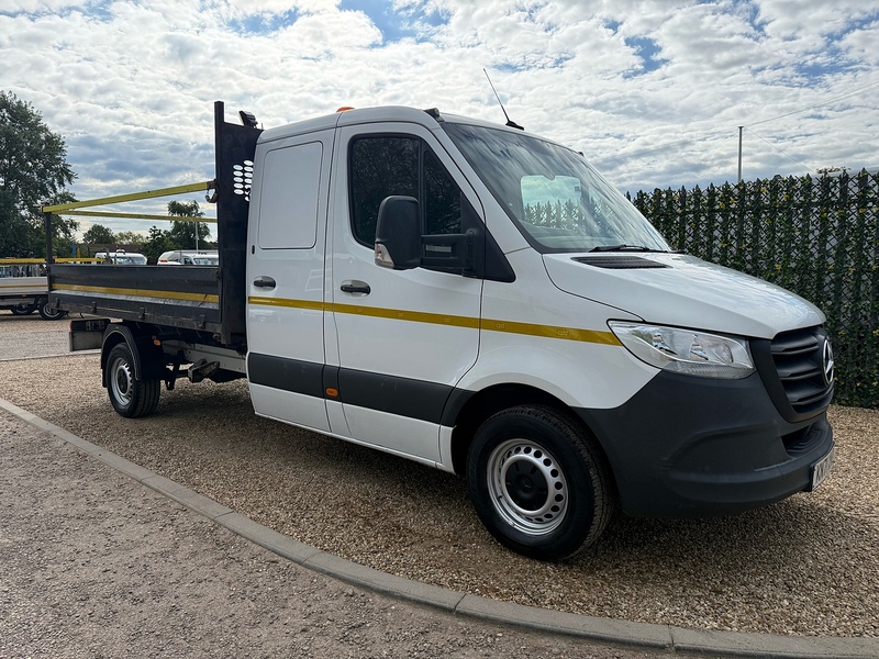 Mercedes-Benz 314 2.1 CDI L3 LWB DOUBLE CAB TIPPER - STORAGE CAB