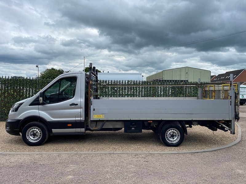 Ford 350 2.0 EcoBlue Leader L4 XLWB DROPSIDE TAIL LIFT - SILVER