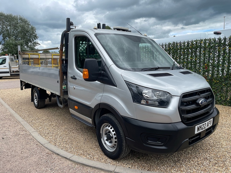 Ford 350 2.0 EcoBlue Leader L4 XLWB DROPSIDE TAIL LIFT - SILVER