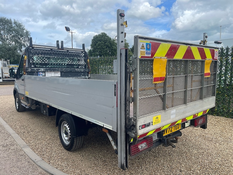 Ford 350 2.0 EcoBlue Leader L4 XLWB DROPSIDE TAIL LIFT - SILVER