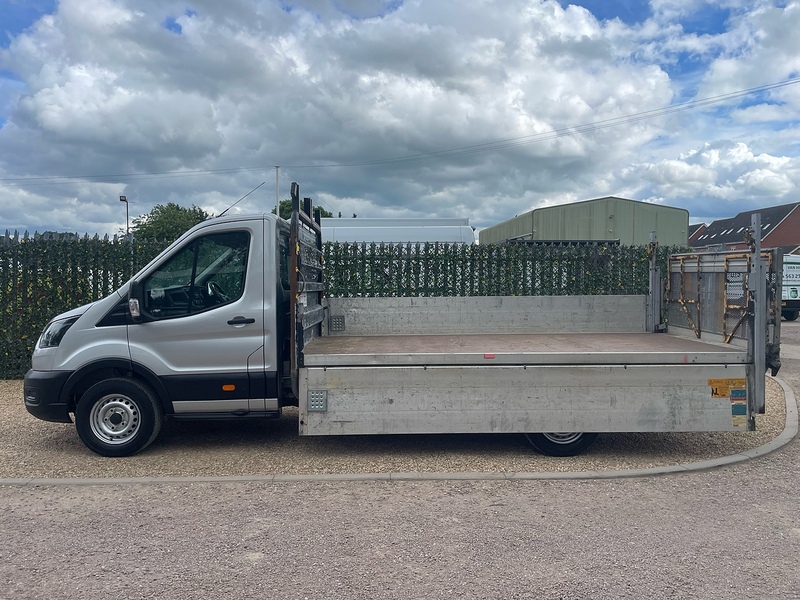 Ford 350 2.0 EcoBlue Leader L4 XLWB DROPSIDE TAIL LIFT - SILVER