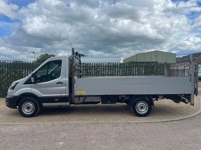 Ford 350 2.0 EcoBlue Leader L4 XLWB DROPSIDE TAIL LIFT - SILVER