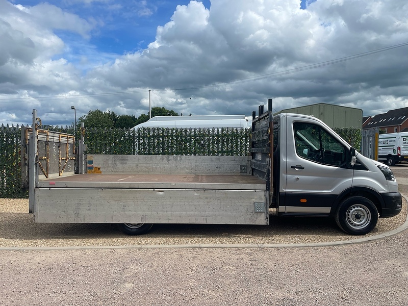 Ford 350 2.0 EcoBlue Leader L4 XLWB DROPSIDE TAIL LIFT - SILVER