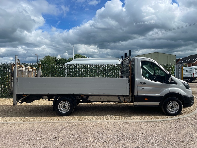 Ford 350 2.0 EcoBlue Leader L4 XLWB DROPSIDE TAIL LIFT - SILVER