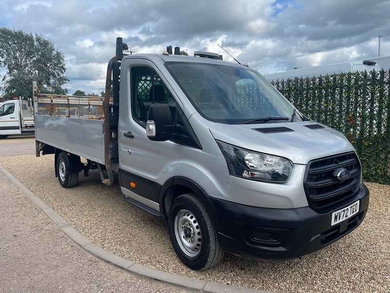Ford 350 2.0 EcoBlue Leader L4 XLWB DROPSIDE TAIL LIFT - SILVER