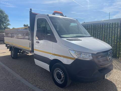 315 2.0 CDI Progressive L3 LWB 14FT DROPSIDE TAIL LIFT - WHITE