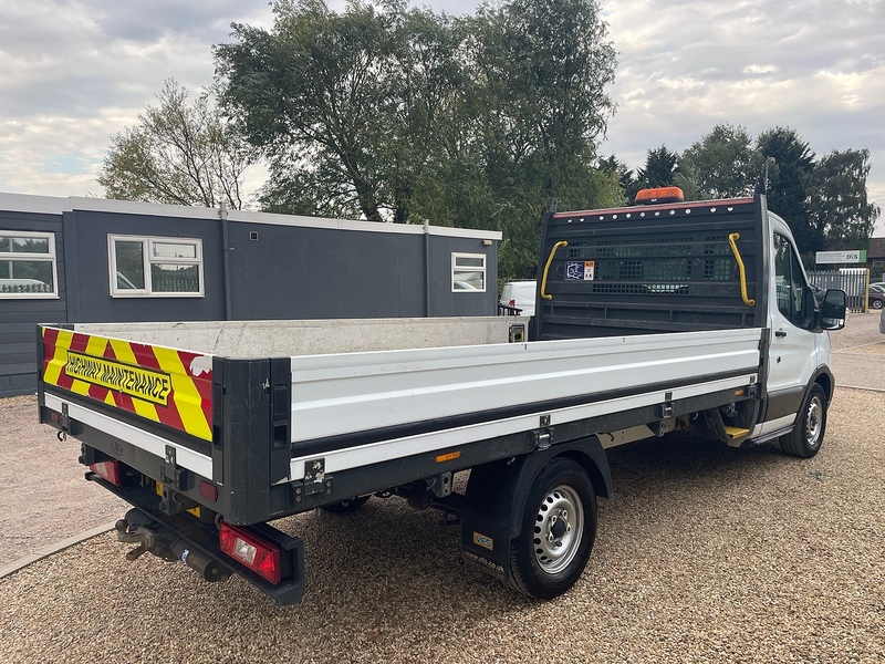 Ford 2.0 350 EcoBlue Leader L3 LWB 14FT DROPSIDE - WHITE