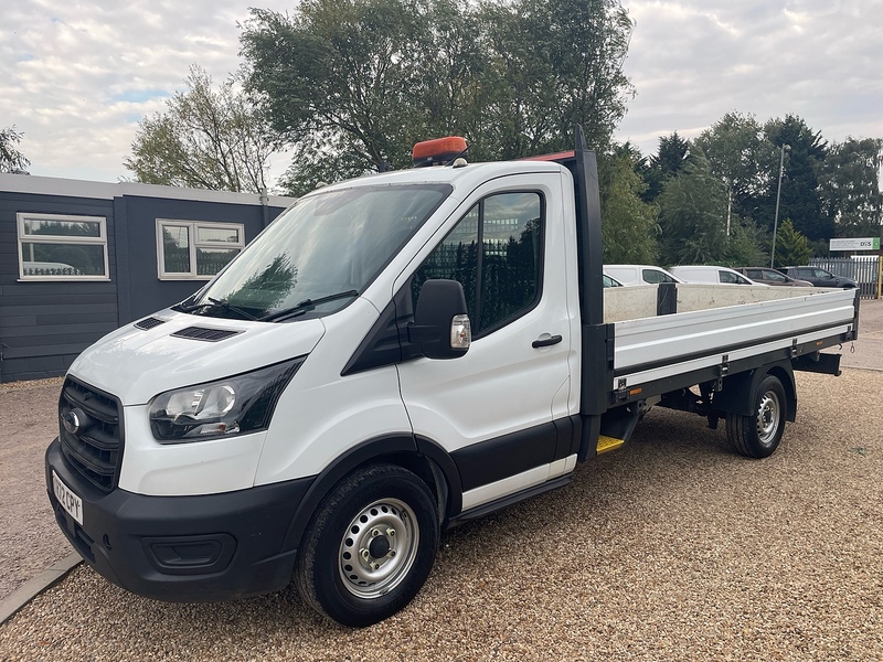Ford 2.0 350 EcoBlue Leader L3 LWB 14FT DROPSIDE - WHITE