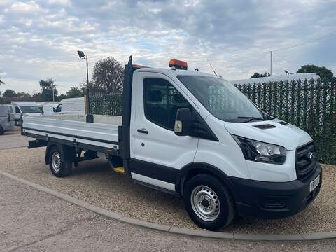 2.0 350 EcoBlue Leader L3 LWB 14FT DROPSIDE - WHITE