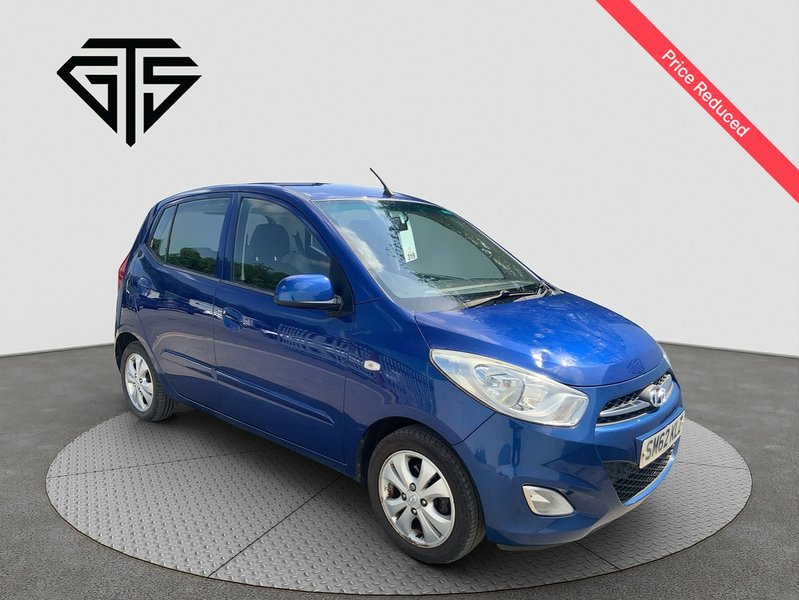 Blue 2012 Hyundai i10 Hatchback Front-wheel drive Manual