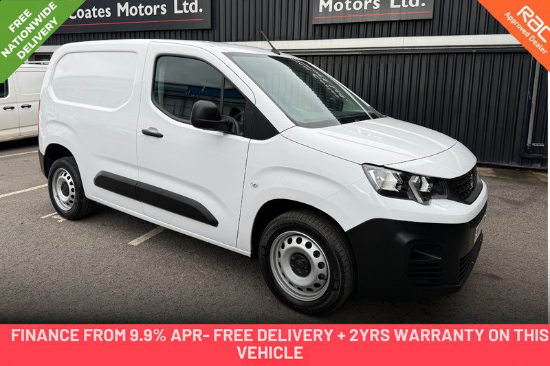 1.5 BlueHDi 1000 Professional Premium + Standard Panel Van 5dr Diesel Manual SWB Euro 6 (s/s) (100 bhp)