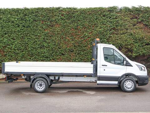 Ford Transit 350 DRW Leader 2.0TDCi, 130ps, L3 LWB Dropside, 13' 8" CPD Ltd Dropside Body, Towbar Ball + Pin, - U6831