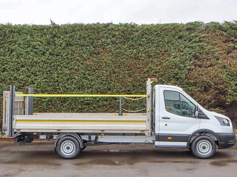 Ford Transit 350 RWD 2.0TDCi, 130ps, L4 Dropside, 4.1m Body, Reverse Camera, DAB, Bluetooth, Tow bar Ball Pin - U6866