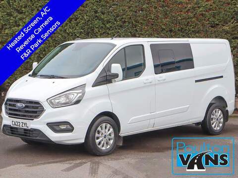 Ford Transit Custom 240 HP Leader 1.5TDCI, 100PS, L1 SWB Van, Air Con, 6 Speed, Rev Camera, Rev Parking Sensors