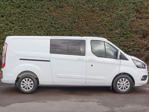 Ford Transit Custom 320 Limited 2.0TDCI, 130ps, L2 LWB 6 Seat Van, Heated Screen, Air Con, Cruise Control, Front + Rear - U6880