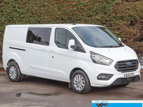 Ford Transit Custom 230 TREND 1.5TDCI, 120PS, L2 LWB 5 SEAT CREW VAN, B.Tooth, H.Screen, Air Con, Twin SLD Crew Van
