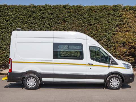 Ford Transit 350 TREND 2.0TDCI, 130PS, L3H3 LWB 7 Seat Welfare Van, Heated Screen, Cruise Control, Parking - U6911