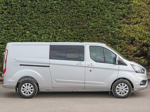 Ford Transit Custom 320 Limited 2.0TDCI, 130ps, L2 LWB 6 Seat Van, Heated Screen, Air Con, Cruise Control, Front + Rear - U6964