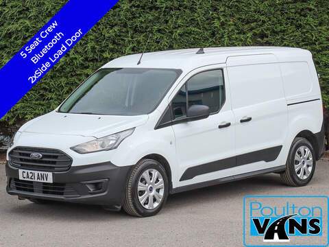 Ford Transit Connect 320 Limited 2.0TDCI, 130ps, L2 LWB 6 Seat Van, Heated Screen, Air Con, Cruise Control, Front + Rear Parking Sensors